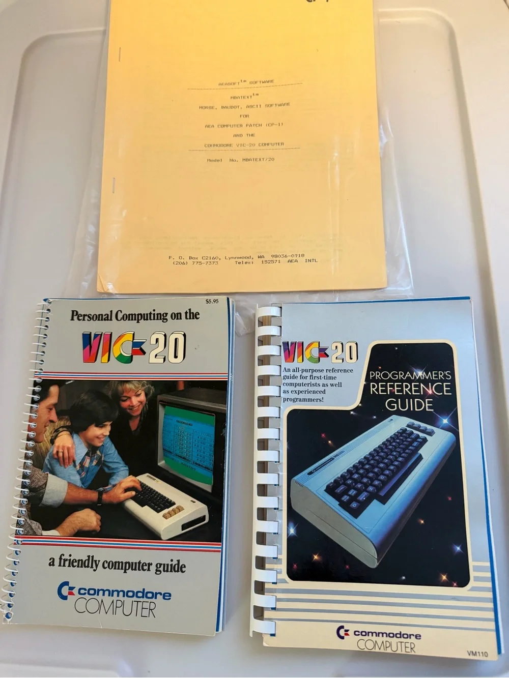 Vintage Commodore VIC-20 Computer - Complete in Original Box w/ Everything
